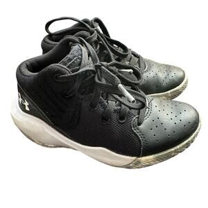 Under Armour Unisex Jet '21 Basketball Shoes - Black- Size 11K